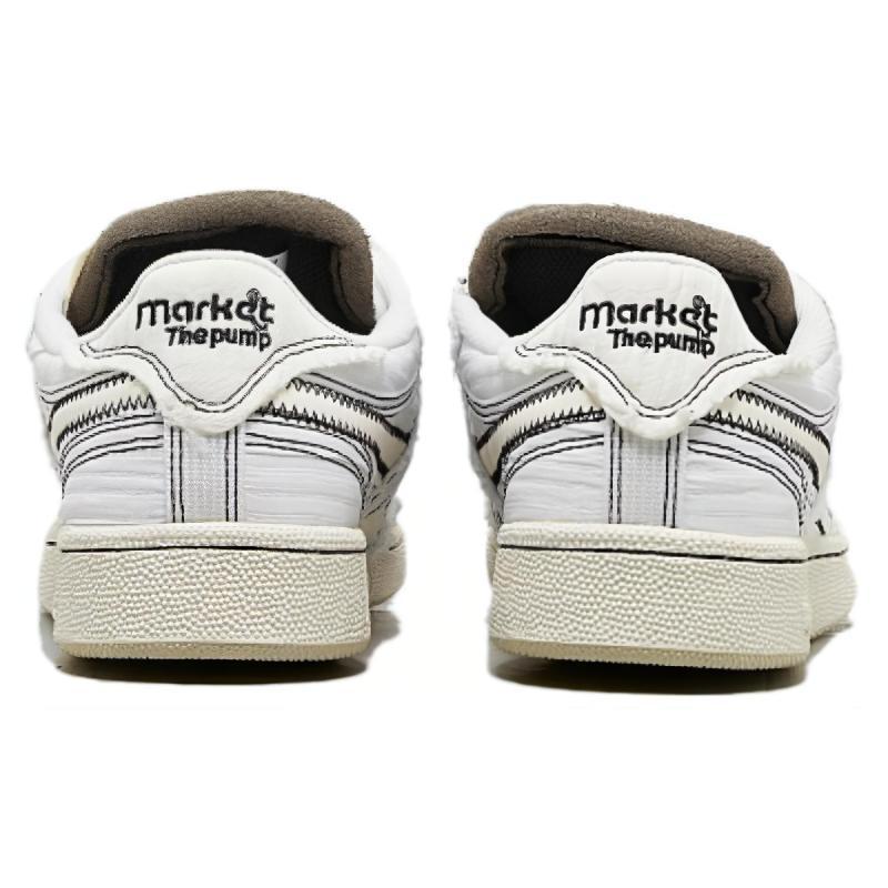 Reebok Кроссовки Market X Reebok Club C 85 Pump 'Chalk Black' 100069832