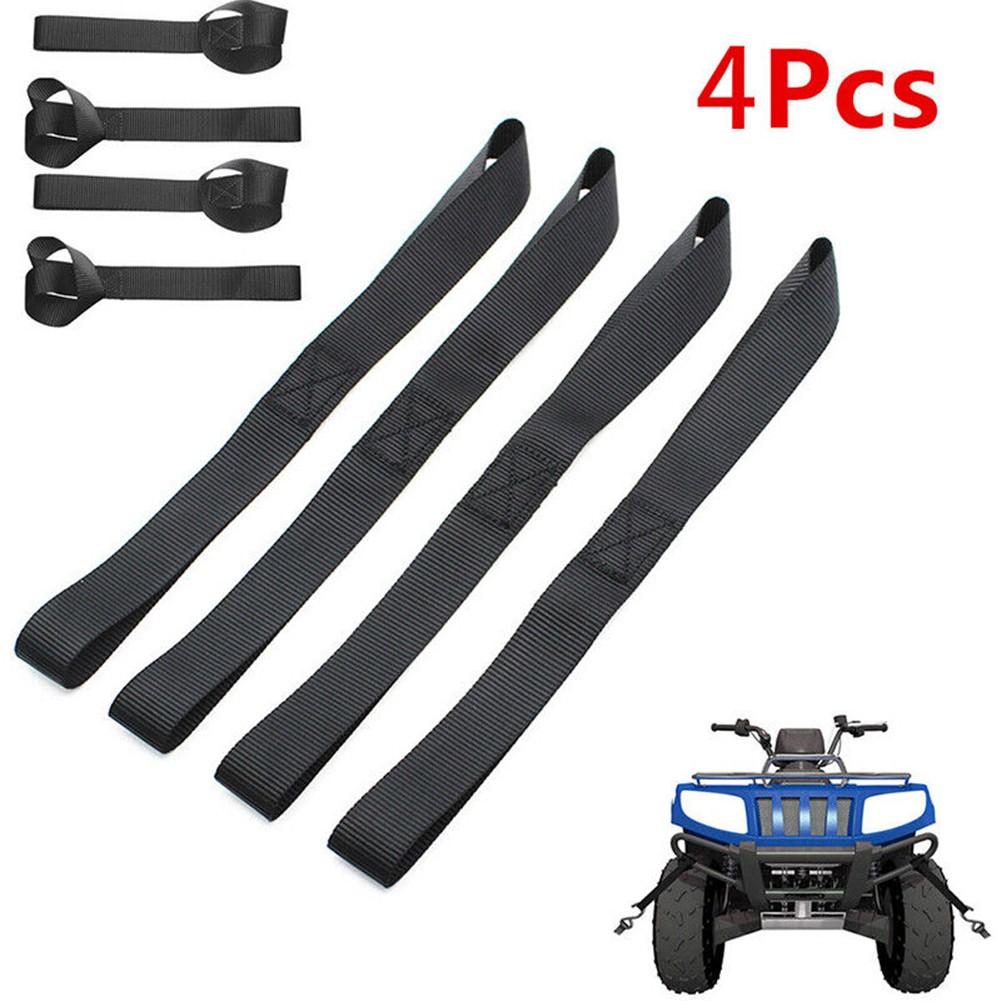 Tie Down Straps Soft Loop 30.5x2.5x0.1cm 4pcs Abrasion Resistant