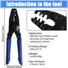 Automotive Connector Terminal Pin Wire Harness Crimp Kit 1-3.5mm Male Female Plug Removal Tool