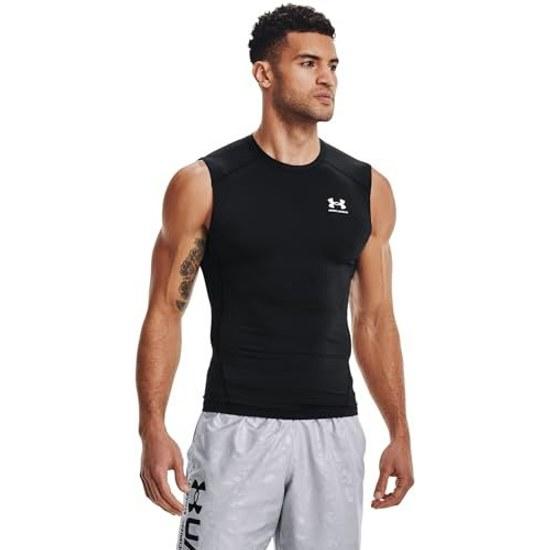 Under Armour Training Base Layer UA HeatGear Armor Compression Sleeveless Shirt Mens
