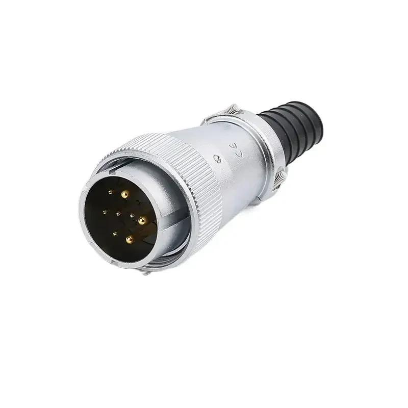 WEIPU WS32 TQ+Z M32 4 6 8 10 11 12 13 19Pin Male Plug Female Socket Panel Automotive Connector 10-50 A  AC DC High Voltage Power