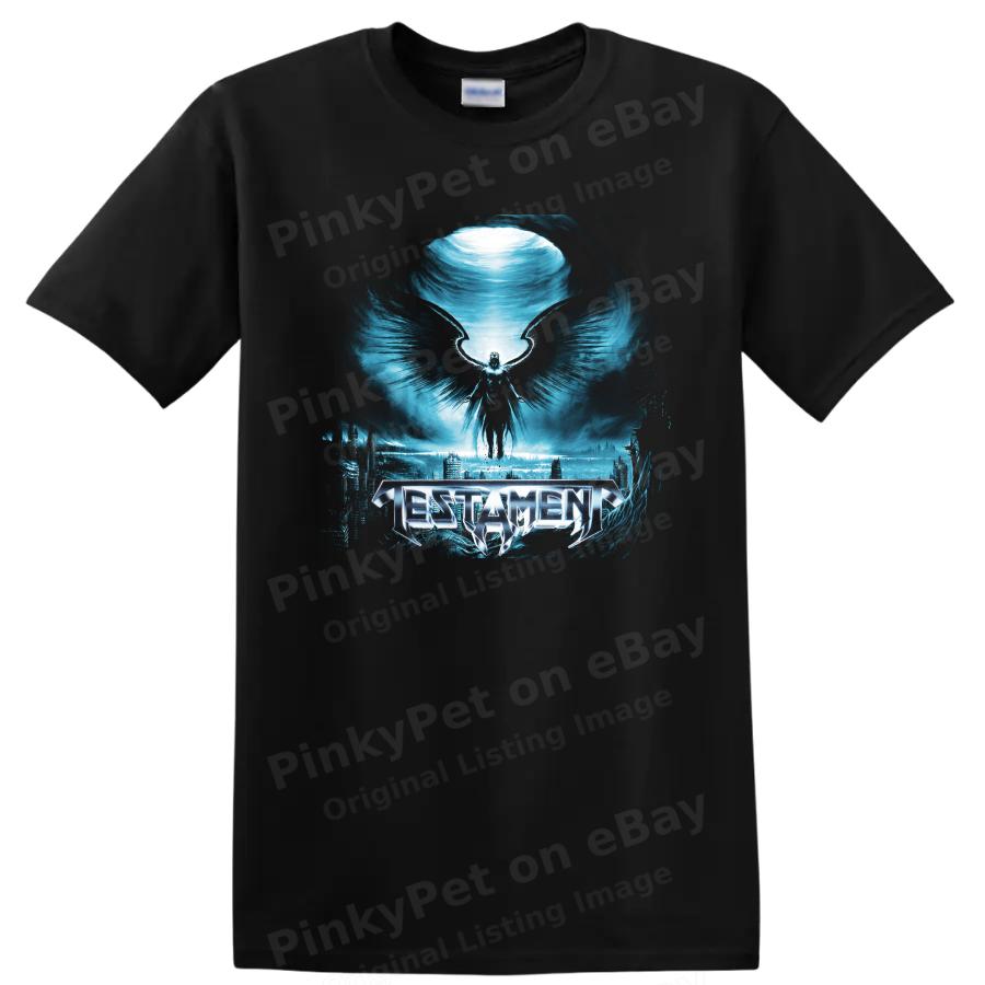 Testament Metal Wings T Shirt Heavy Graphic Band Tee Dark Fantasy Art