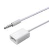 3,5 мм USB-кабель-переходник на AUX Подходит для подключения мобильных устройств к автомобильной аудиосистеме, подключения стереоисточников