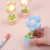 LED Flower Lamp Flicker Free Soft Lighting Eye Protection Compact Size Flowerpot Night Lamp Desktop Decoration