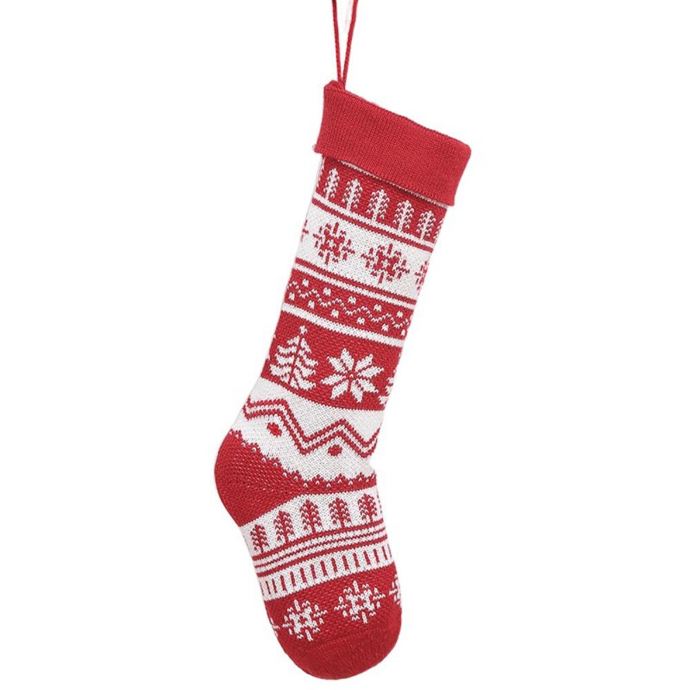 Hanging Christmas Gift Sock Xmas Tree Ornaments Gift Bag Christmas Decor