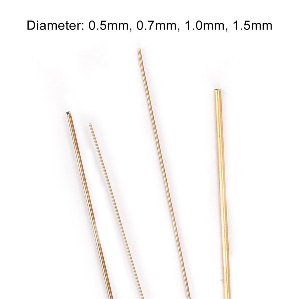 4 шт. 0,5 мм 0,7 мм 1,0 мм 1,5 мм серебряный медный алюминиевый сплав металлический сварочный стержень паяльная проволока для