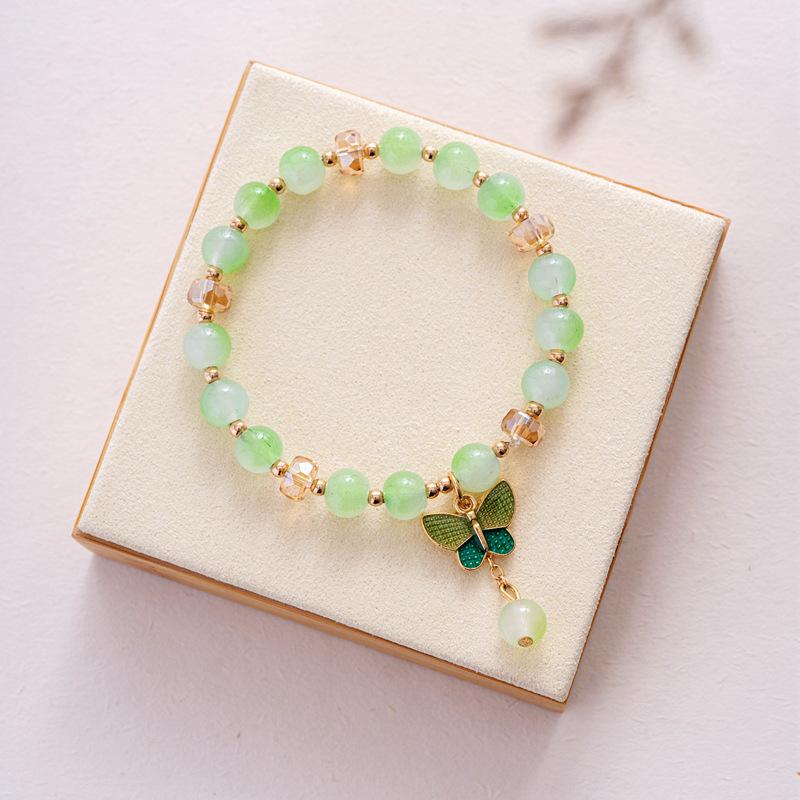 10 мм керамические украшения конфетного цвета полный браслет из бусин эластичный браслет в старинном стиле