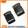 Black Flat Insert Safety Buckle, Adjustable 20mm-50mm, POM Plastic Bag Buckle