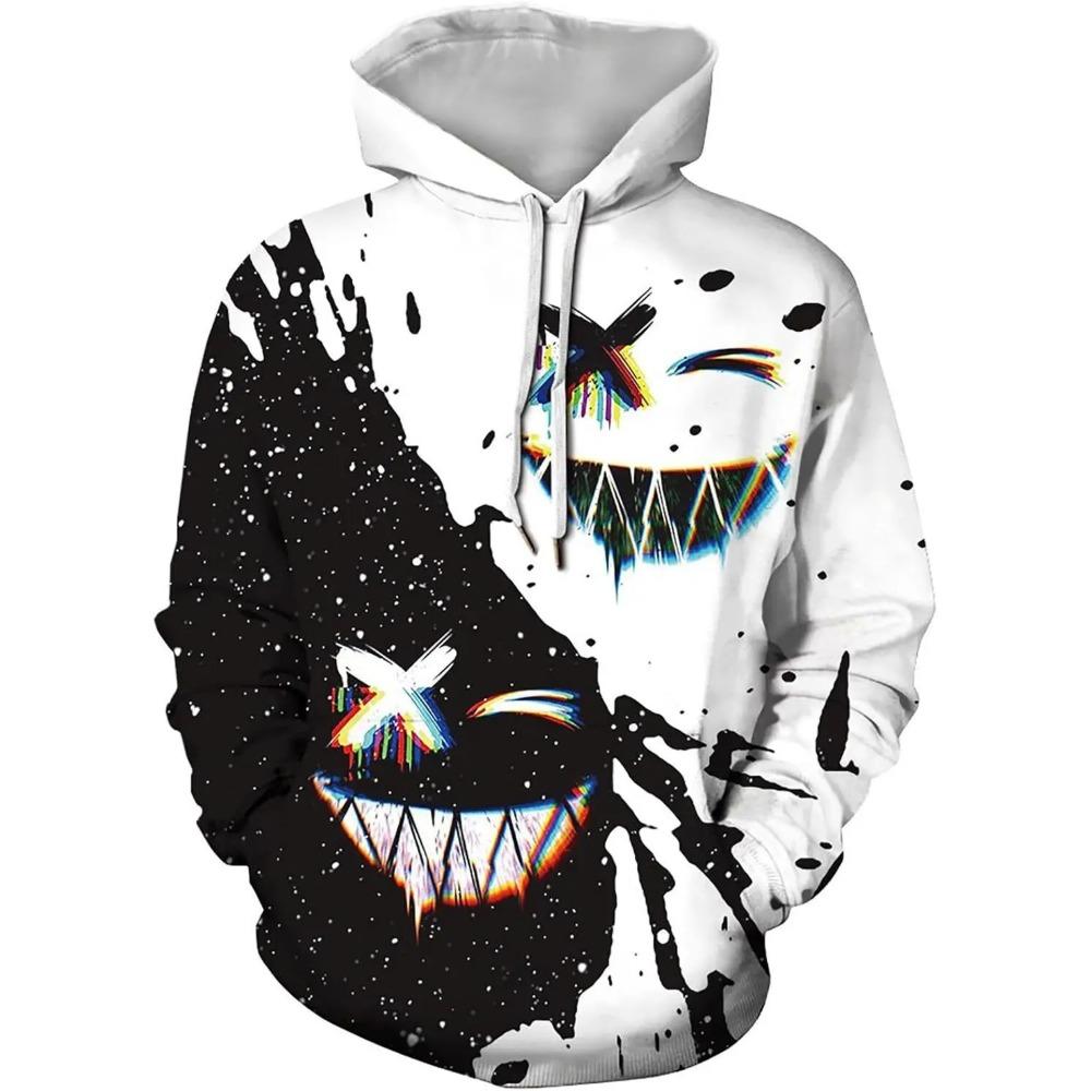 Spring Autumn Fashion Animal Men's Hoodie 3D Print Sweatshirt Hoodie Street Casual Sweatshirt Men's Oversized Unisex Clothing