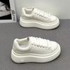 Универсальная повседневная модная спортивная повседневная мода женская обувь кеды 2025 осень новинка на толстой подошве увеличивающая рост белые туфли женские