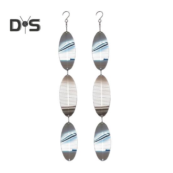 3/6/9Pcs Wind Chime Pendant Outdoor Decoration Birdproofing Shiny Bird Protection Solution Windmill Reflectors