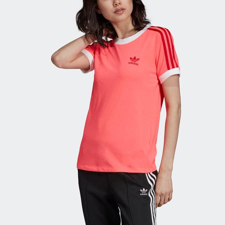 adidas Оригинальная футболка женская красная ED7474