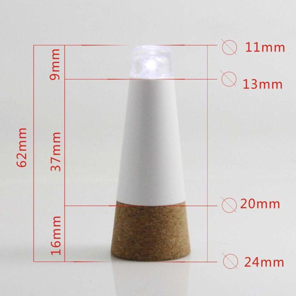 USB Rechargeable LED Bottle Lights Mini Bottle Stopper Lamp Christmas Decor