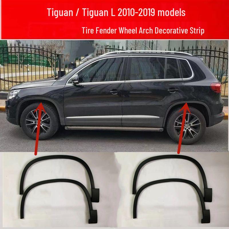 Volkswagen Tiguan (2010-2012 гг.) Накладка на колесную арку: Защита переднего и заднего крыла.