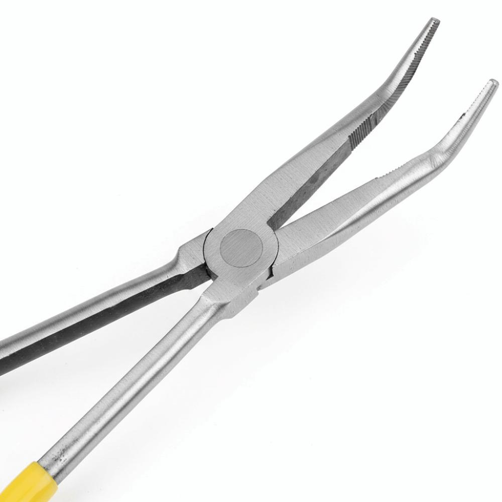 45 Degree Bend Long Reach Pliers Extra Long Long Nose Pliers Needle Nose Pliers Vehicle Repairing