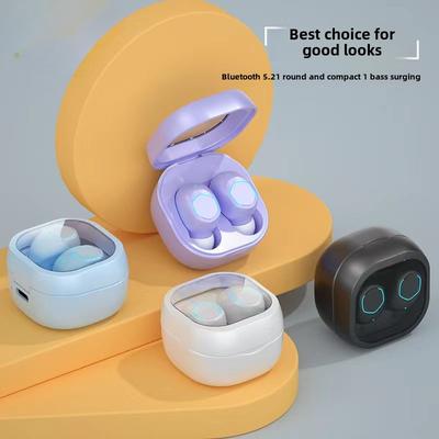 Новая беспроводная Bluetooth-гарнитура M21 5.3 Mini High Profile Horizontal Translucent Bluetooth-гарнитура