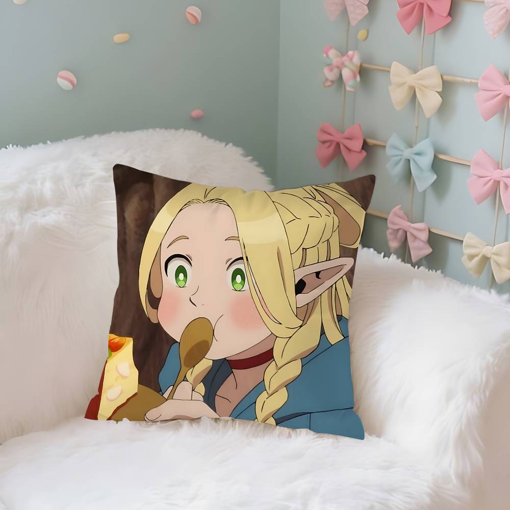 AnimeDeliciousin Dungeon Case Plush Fabric Soft Pillowcase Double Sided Print Cushion Cover Household Gifts