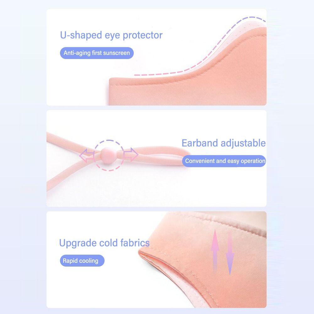 Ice Silk Sunscreen Mask Multicolor Sports Mask Creative Ultraviolet-proof Face Mask