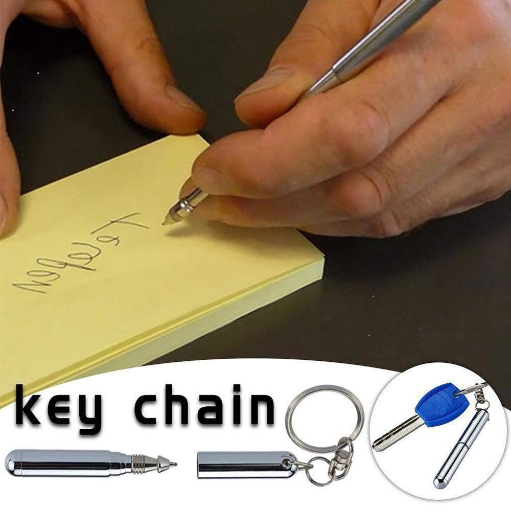 Telescoping Telescoping Pen Stainless Steel Stationery Pen Portable Ballpoint Pen  Students Gift
