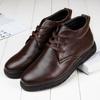 Осенне-зимняя мужская обувь из натуральной кожи с мягкой подошвой, мягкая кожаная дышащая повседневная обувь, мужская деловая обувь на плоской подошве из мягкой телячьей кожи
