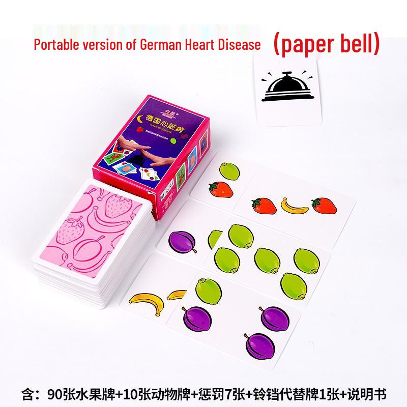 Карточная игра "Немецкое сердце" Deluxe Edition с дополнениями "Фрукт-наказание" (двойное) и "Вечеринка с большим колоколом"