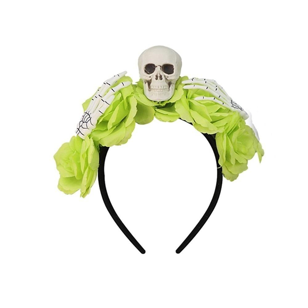 Halloween Decor Halloween Hair Hoop Simulation Flower Gothic Flower Hairband  Girls/Children