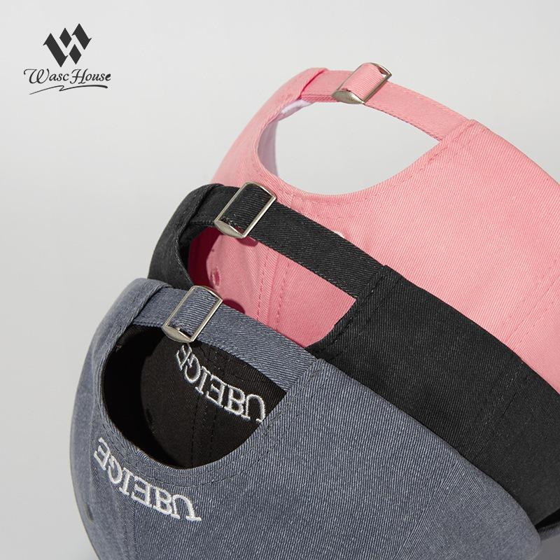 Sweet Bow Embroidered Baseball Cap Plus Brim Sun Hat Versatile Face Soft Top Cap Tide