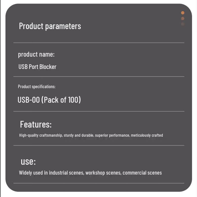 WizControl USB Port Blocker