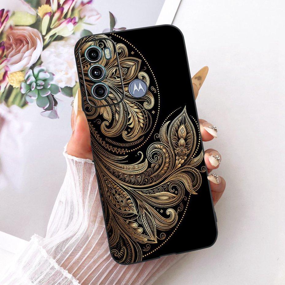 Fashion Cool Case For Motorola Moto G60 G40 Fusion Soft Black Silicone TPU Back Cover For MOTO G60 G40Fusion Phone Cases