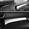Для Nissan Qashqai J11 2016 2017 2018 Хромированная накладка на панель бардачка, накладка на центральную консоль, накладка на приборную панель, матовый стайлинг автомобиля