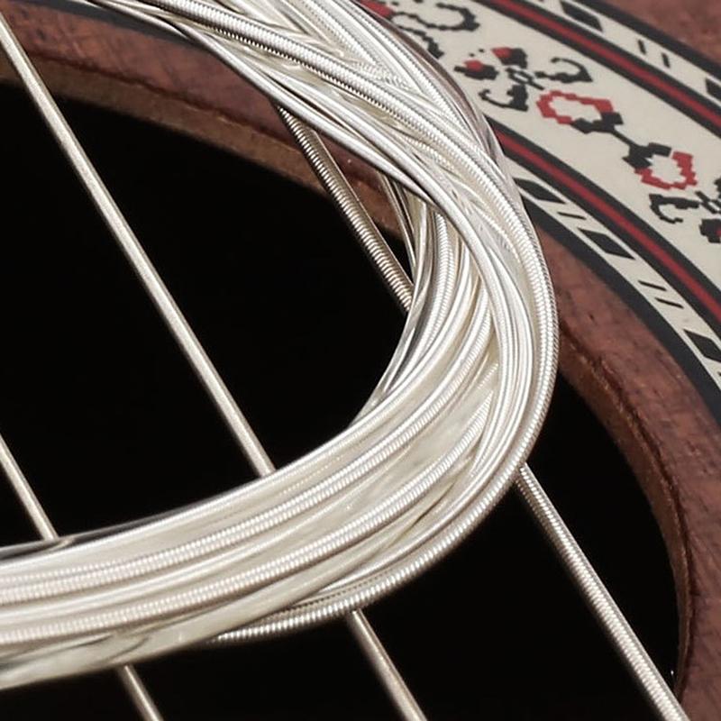 6 шт струн для гитары классические нейлоновые классические струны серебряные аксессуары для гитары