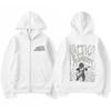 Oversized Harajuku Coats For Men And Women Loose Zip Up Sweaters Rock Band Arctic Monkeys Album List Classic Simple Long Sleeve