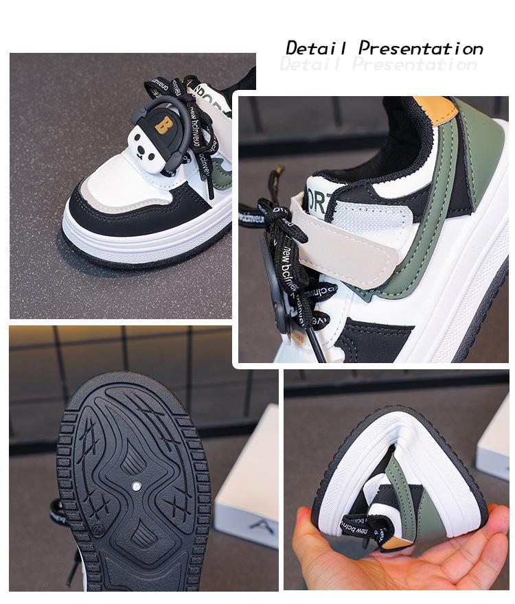 Дышащие, износостойкие скейт-туфли для детей – Удобные кроссовки с мягкой подошвой для мальчиков и девочек с мультяшным дизайном