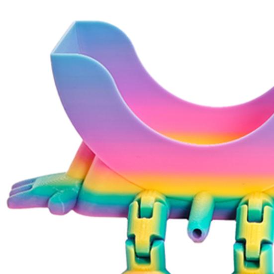 Забавный держатель для губок для мытья посуды, 3D-печатный круглый подставка для губок с дренажем, держатель для губок на столешницу для кухонной раковины в ванной