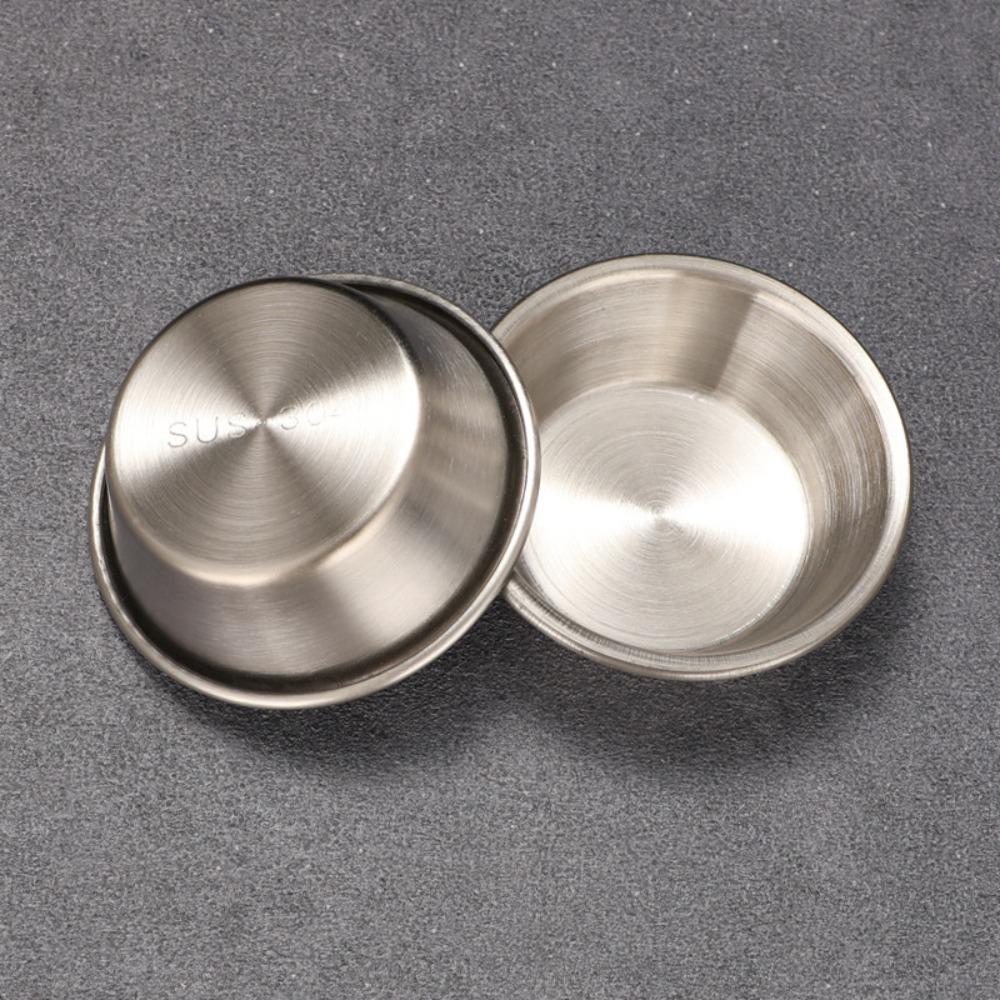 5pcs Reusable Cookie Mold Round Muffin Cake Pans Kitchen Gadgets Egg Tart Mold Pudding
