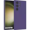 Case for Samsung Galaxy S23 Ultra - Ultra Slim Liquid Silicone Protection Dark Purple