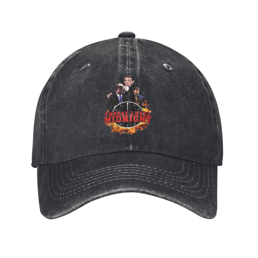 Include DUNDER MIFFLIN Baseball Cap Distressed Denim Washed The Office TV Show Snapback Cap Activities Adjustable Fit Caps Hat