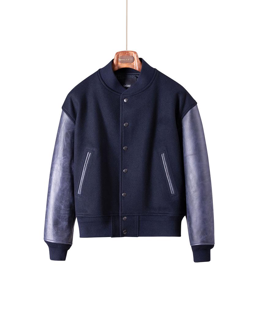 Dgre Euston Varsity Jacket Purple