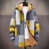 Men's Fleece Cardigan Coats 3D Print Chinese Style Plush Thick Winter Jackets Casual Streetwear Clothing