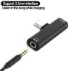 Audio Cable 2 In 1 USB Type C Adapter Audio Adapter Audio Headphone Adapter USB-C Charging Adapter