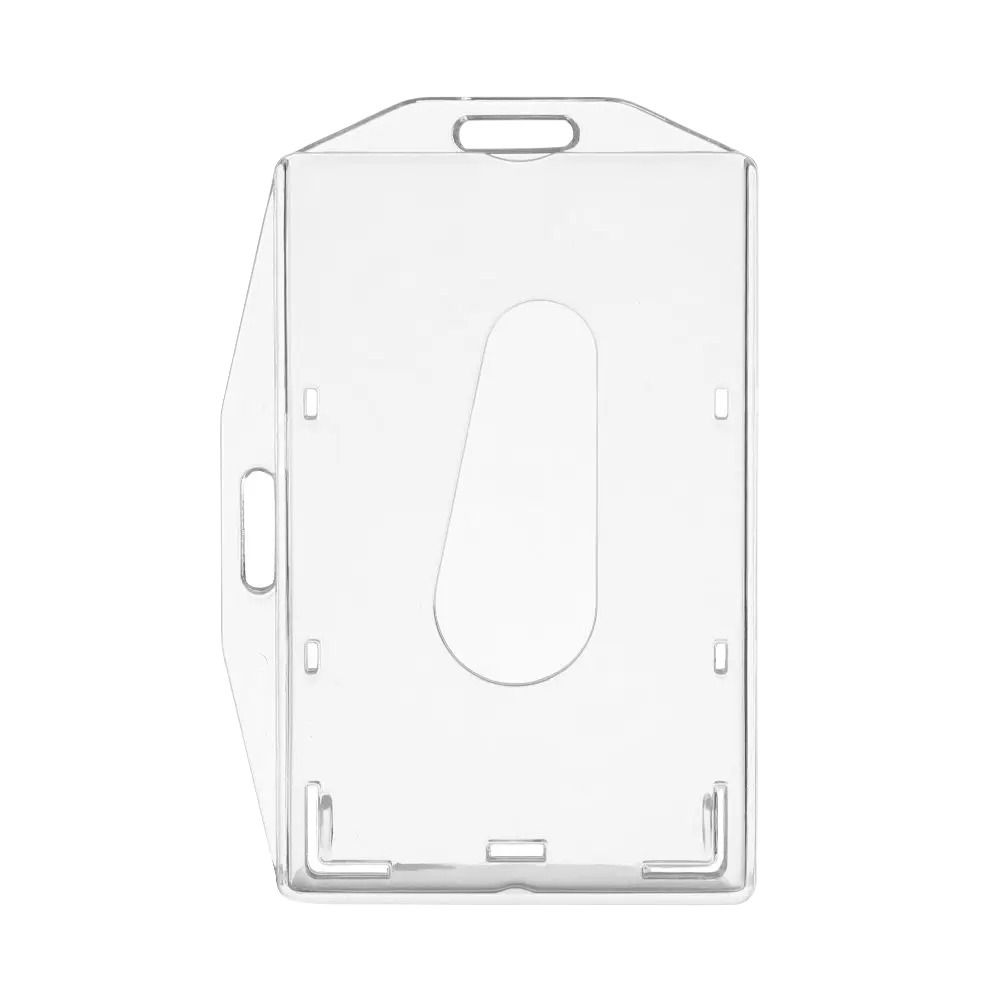 Transparent Work Card Holder Card Sleeve Plastic Protector Cover Transparent Card Holder  Outdoor