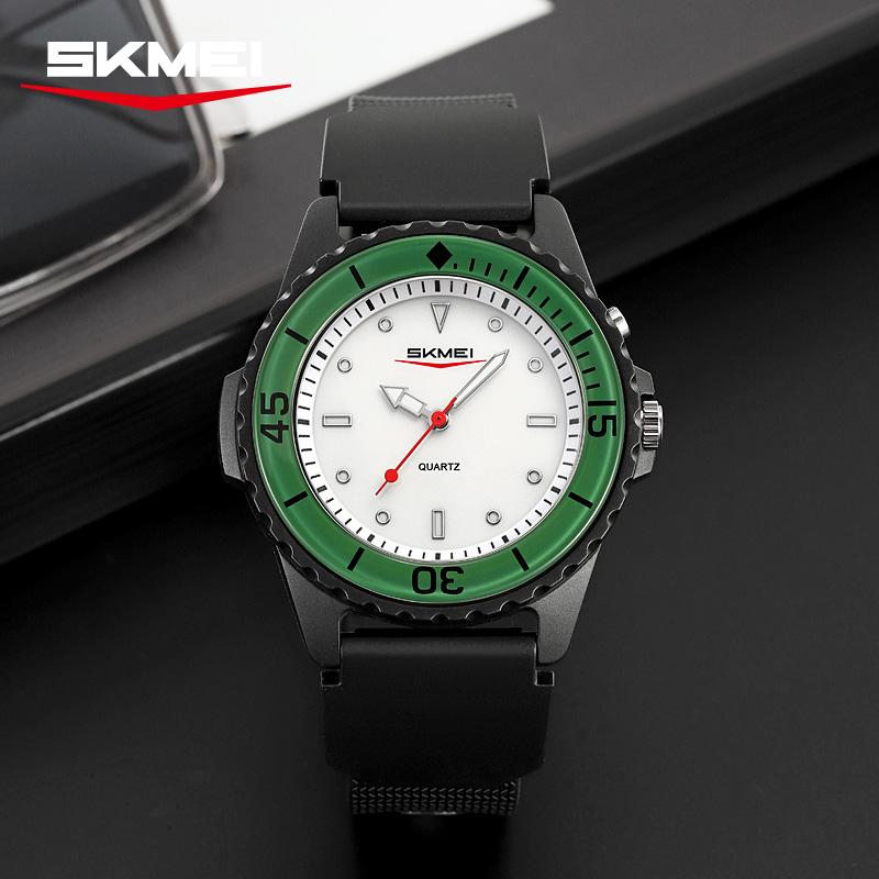 SKMEI 2433 Легкие часы reloj Новые простые уличные кварцевые часы для студентов, мужчин и женщин Спортивные водонепроницаемые часы Креативные ночные