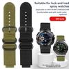 16 мм выпуклый нейлоновый ремешок для часов G-SHOCK Casio GM110 DW5600 GW-B5600 GW6900 GA110 GM2100 GA900 GA-800 GBA-800 холщовый ремешок