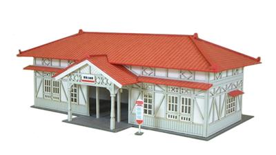 Sankei Nostalgic Diorama Series Здание станции B 1/150 MP03-20