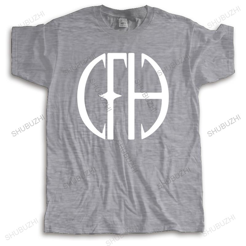 Мужская свободная повседневная футболка Модная футболка Camiseta CFH европейский размер футболка черная Shubuzhi печать Хлопковая футболка большего размера