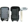 Сменный корпус для смарт-ключа-брелока подходит для GMC Acadia Terrain     Бесключевой доступ Чехол для автомобильного пульта HYQ1EA (4 Кнопки A)