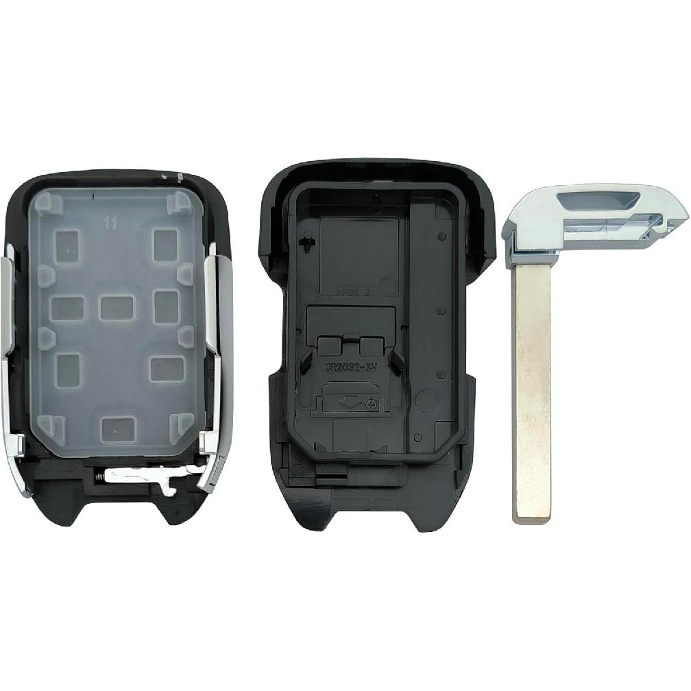 Сменный корпус для смарт-ключа-брелока подходит для GMC Acadia Terrain     Бесключевой доступ Чехол для автомобильного пульта HYQ1EA (4 Кнопки A)