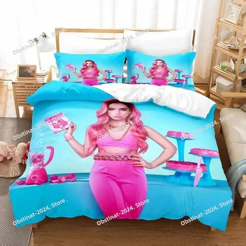 Popular Kawaii Sexy Girl Bedding Set Printed single Comforter Quilt Duvet Cover Pillow Case 3 Pieces Sets Kids Adult Size