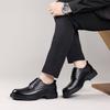 Fashion Autumn Business Genuine Leather Shoes for Men Commuter Platform Lace-up Dress Shoes Male Fashion Casual Black Designer Shoe Man