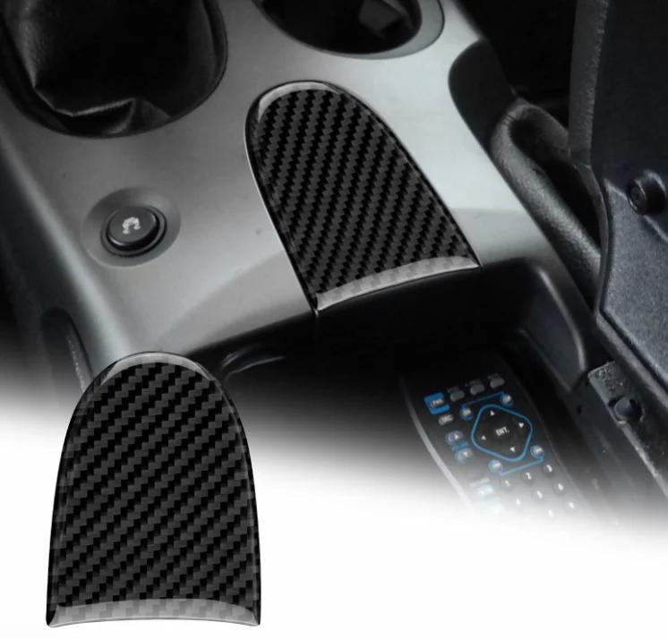 Gear Shift Panel Cover Trim for Chevrolet Corvette C6 2005-2007 Interior Accessory Carbon Fiber Style